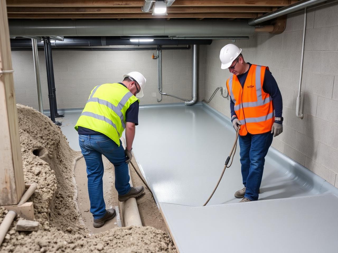 Basement Waterproofing System
